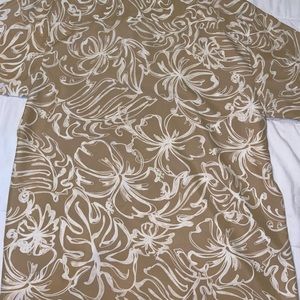 Quicksilver XL men’s vintage short sleeve casual rayon button down shirt